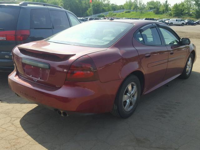 2G2WS522651139128 - 2005 PONTIAC GRAND PRIX RED photo 4