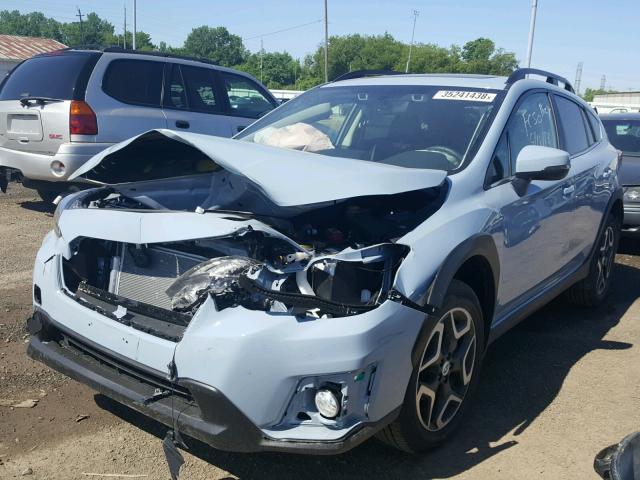 JF2GTAMC3JH290464 - 2018 SUBARU CROSSTREK BLUE photo 2