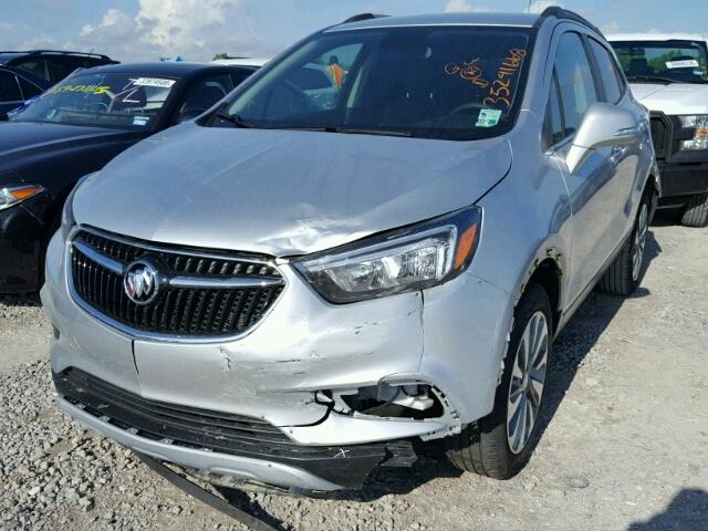 KL4CJASB7JB551590 - 2018 BUICK ENCORE PRE SILVER photo 2