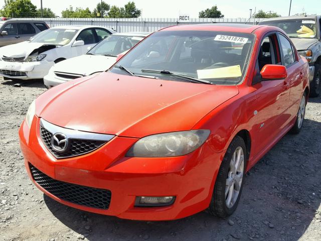 JM1BK323271623426 - 2007 MAZDA 3 S RED photo 2