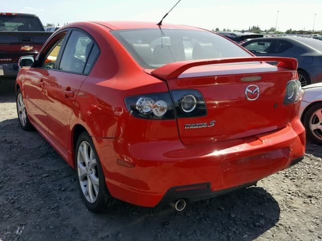 JM1BK323271623426 - 2007 MAZDA 3 S RED photo 3