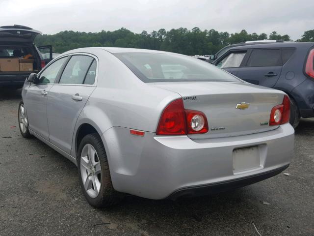 1G1ZA5EU9BF284587 - 2011 CHEVROLET MALIBU LS ვერცხლისფერი ფოტო 3