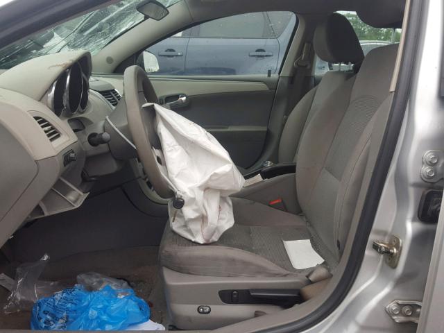 1G1ZA5EU9BF284587 - 2011 CHEVROLET MALIBU LS ვერცხლისფერი ფოტო 5