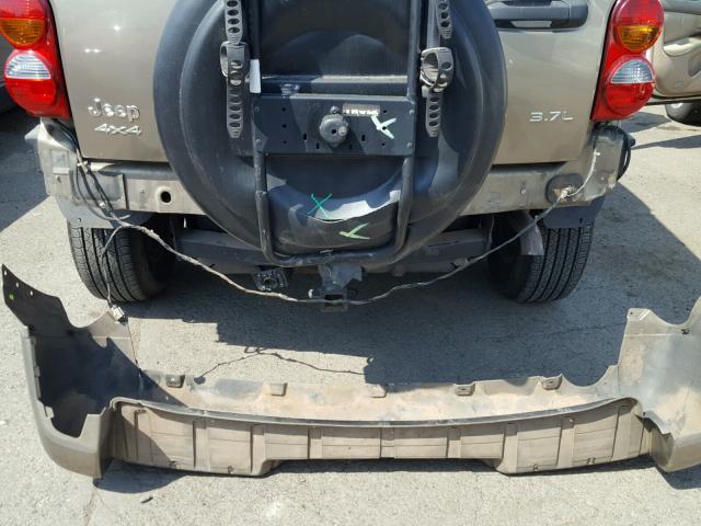 1J8GL38K43W584782 - 2003 JEEP LIBERTY RE 棕色 照片 9