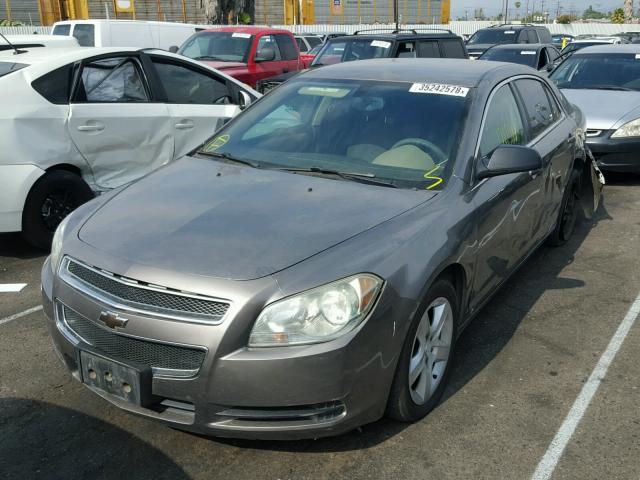 1G1ZB5EB3A4118166 - 2010 CHEVROLET MALIBU LS 灰色 照片 2