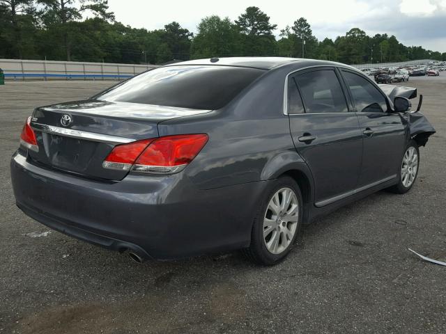 4T1BK3DB8CU447734 - 2012 TOYOTA AVALON BAS GRAY photo 4