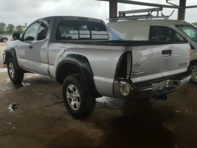 5TETU62N88Z489403 - 2008 TOYOTA TACOMA PRE SILVER photo 3