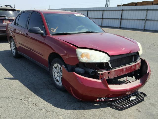 1G1ZS58FX7F279996 - 2007 CHEVROLET MALIBU LS ბურგუნდია ფოტო 1