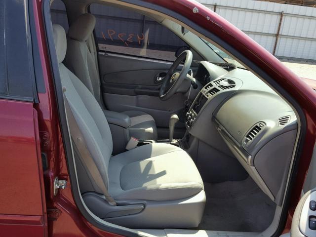 1G1ZS58FX7F279996 - 2007 CHEVROLET MALIBU LS ბურგუნდია ფოტო 5