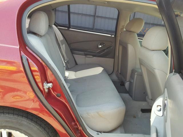 1G1ZS58FX7F279996 - 2007 CHEVROLET MALIBU LS ბურგუნდია ფოტო 6