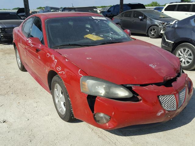 2G2WP552271173535 - 2007 PONTIAC GRAND PRIX RED photo 1