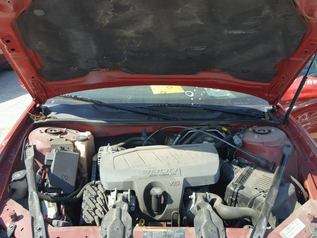 2G2WP552271173535 - 2007 PONTIAC GRAND PRIX RED photo 7