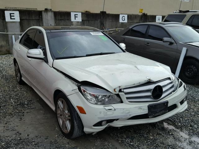 WDDGF56X08F141793 - 2008 MERCEDES-BENZ C 350 WHITE photo 1