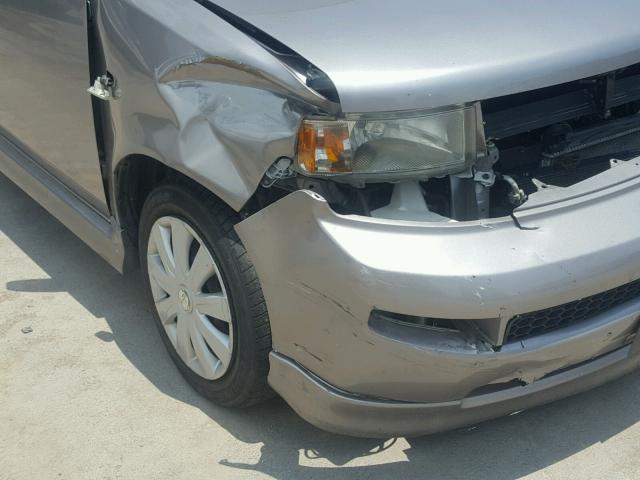 JTLKT334064035577 - 2006 TOYOTA SCION XB ნაცრისფერი ფოტო 9