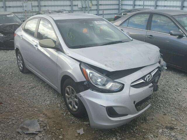 KMHCT4AE3DU534464 - 2013 HYUNDAI ACCENT GLS SILVER photo 1