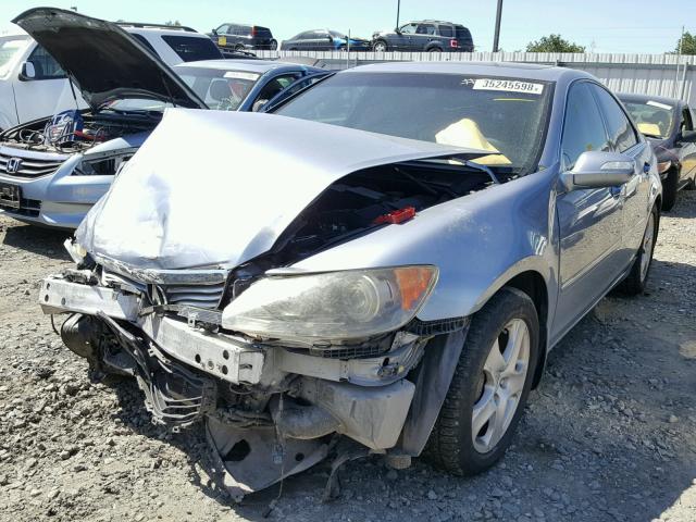 JH4KB16595C008727 - 2005 ACURA RL SILVER photo 2