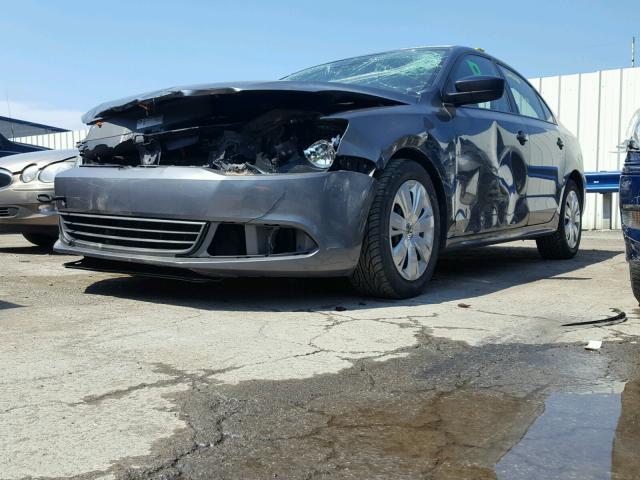 3VW1K7AJ8CM352627 - 2012 VOLKSWAGEN JETTA BASE 灰色 照片 2