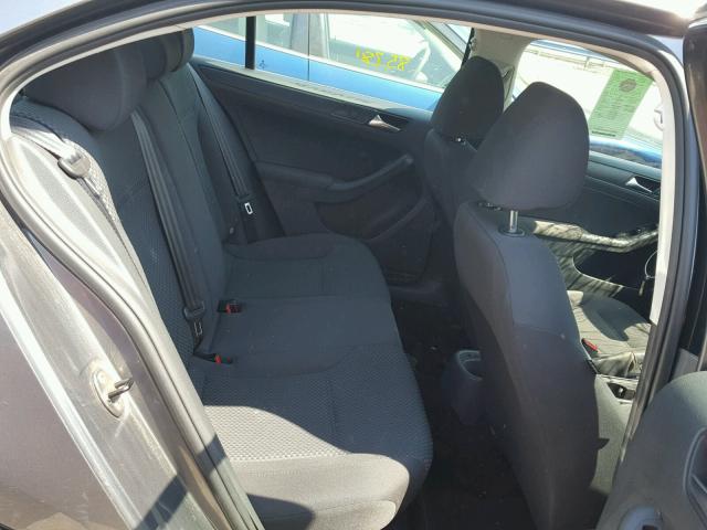 3VW1K7AJ8CM352627 - 2012 VOLKSWAGEN JETTA BASE 灰色 照片 6