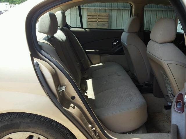 1G1ZS538X6F133542 - 2006 CHEVROLET MALIBU LS 金色 照片 6
