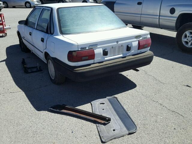 1Y1SK5464MZ000708 - 1991 GEO PRIZM BASE 白色 照片 3