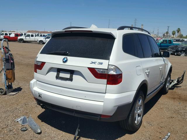 WBXPC93447WF22006 - 2007 BMW X3 3.0SI WHITE photo 4