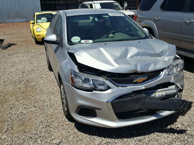 1G1JB5SHXH4142383 - 2017 CHEVROLET SONIC LS 银色 照片 1