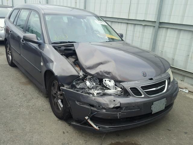 YS3FD59Y771113459 - 2007 SAAB 9-3 2.0T GRAY photo 1