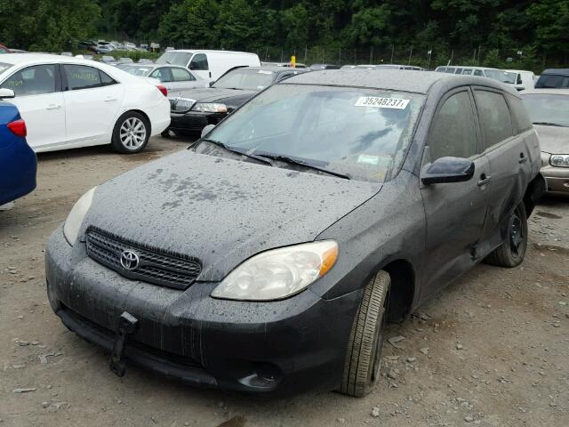 2T1KR32E78C692204 - 2008 TOYOTA MATRIX BLACK photo 2