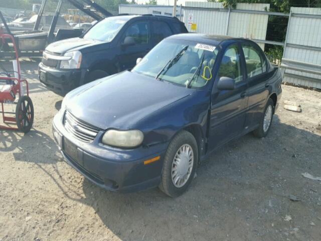 1G1ND52J4Y6327001 - 2000 CHEVROLET MALIBU BLUE photo 2