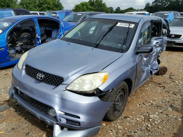 2T1KR32E23C122782 - 2003 TOYOTA COROLLA MA BLUE photo 2