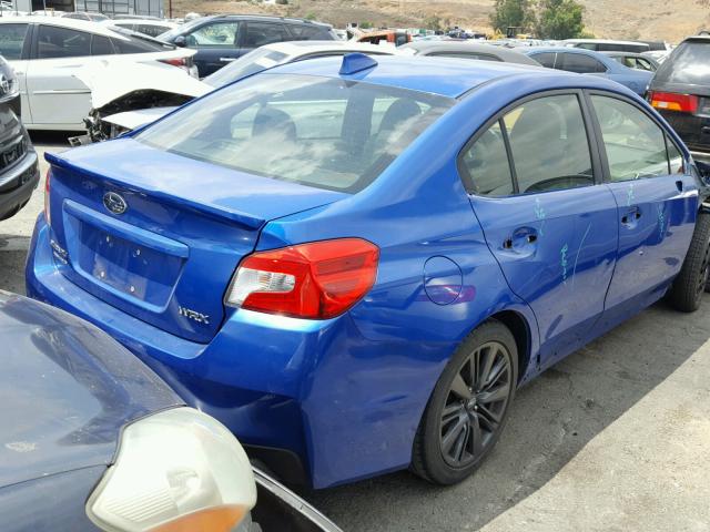 JF1VA1G67F8823642 - 2015 SUBARU WRX LIMITE BLUE photo 4