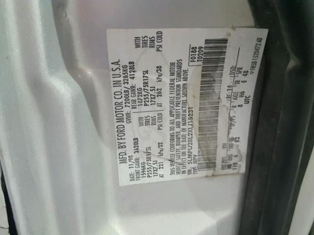 5LMPU28L2XLJ15231 - 1999 LINCOLN NAVIGATOR 银色 照片 10