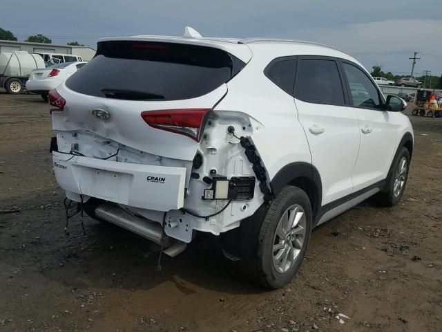 KM8J33A43HU561999 - 2017 HYUNDAI TUCSON LIM WHITE photo 4