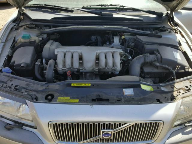 YV1TS94D111162380 - 2001 VOLVO S80 SILVER photo 7