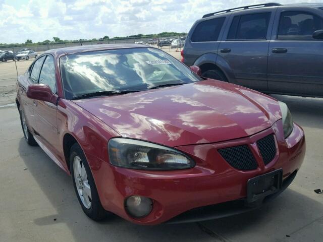2G2WP552261252086 - 2006 PONTIAC GRAND PRIX RED photo 1