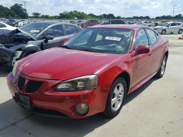 2G2WP552261252086 - 2006 PONTIAC GRAND PRIX RED photo 2