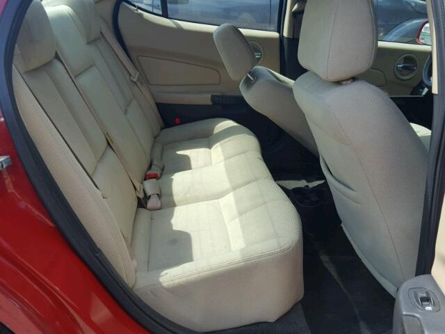 2G2WP552261252086 - 2006 PONTIAC GRAND PRIX RED photo 6