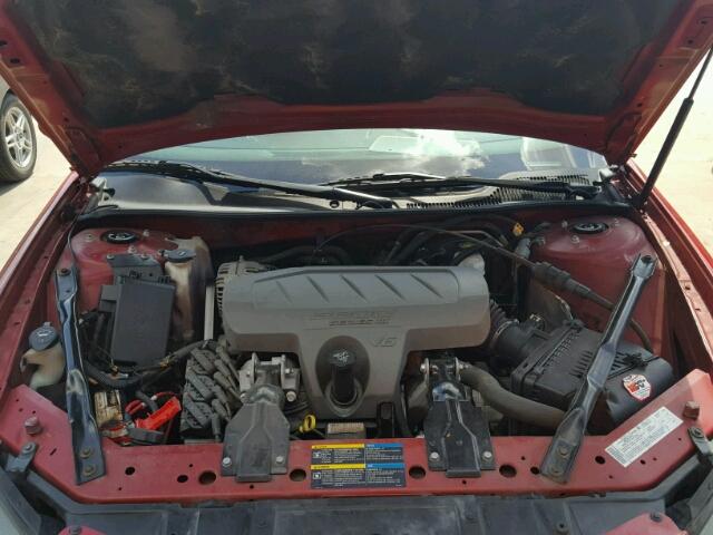 2G2WP552261252086 - 2006 PONTIAC GRAND PRIX RED photo 7