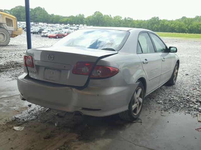 1YVFP80CX35M15570 - 2003 MAZDA 6 I Արծաթագույն լուսանկար 4