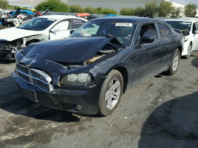 2B3KA53H86H398892 - 2006 DODGE CHARGER R/ BLACK photo 2