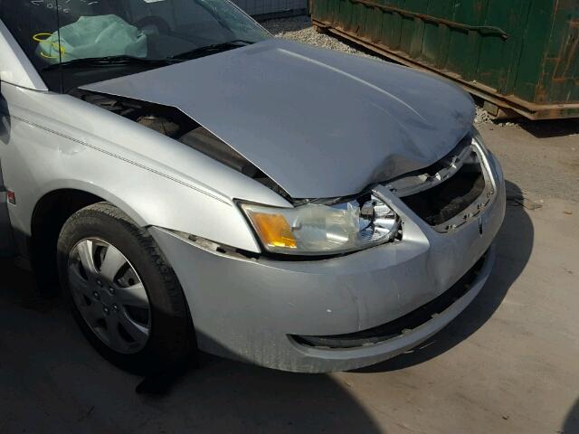 1G8AJ55F86Z145054 - 2006 SATURN ION LEVEL SILVER photo 9