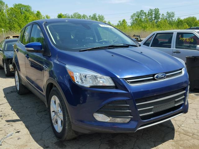 1FMCU9HX7DUB32139 - 2013 FORD ESCAPE SEL BLUE photo 1