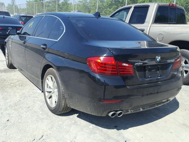 WBA5A7C55ED612260 - 2014 BMW 528 XI BLACK photo 3