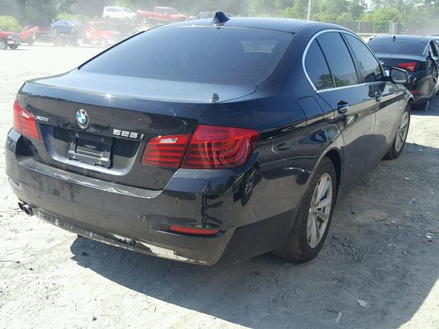 WBA5A7C55ED612260 - 2014 BMW 528 XI BLACK photo 4