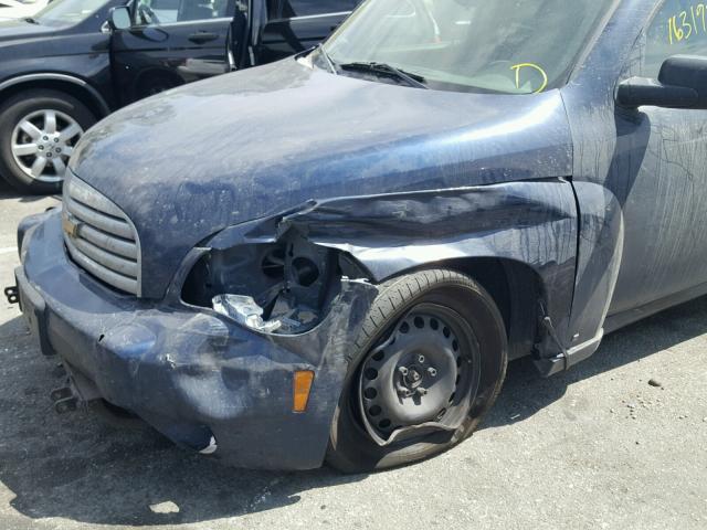 3GNCA33B49S509014 - 2009 CHEVROLET HHR LS ლურჯი ფოტო 9