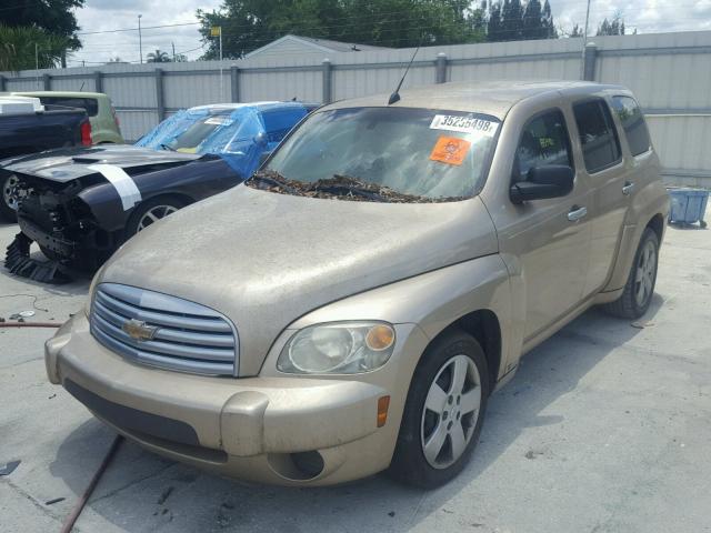 3GNDA13D87S603145 - 2007 CHEVROLET HHR LS GOLD photo 2