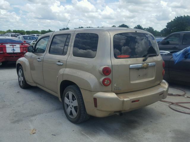3GNDA13D87S603145 - 2007 CHEVROLET HHR LS GOLD photo 3