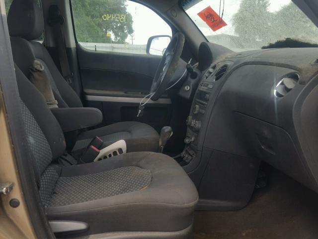 3GNDA13D87S603145 - 2007 CHEVROLET HHR LS GOLD photo 5