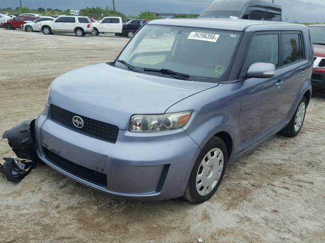 JTLKE50E491094995 - 2009 TOYOTA SCION XB BLUE photo 2
