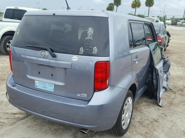 JTLKE50E491094995 - 2009 TOYOTA SCION XB BLUE photo 4